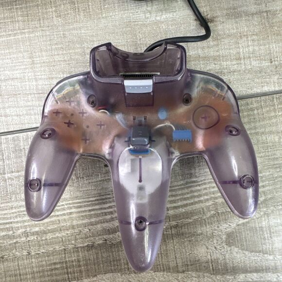 Nintendo 64 N64 Atomic Purple Controller NUS-005 Authentic Original OEM - Picture 4 of 5